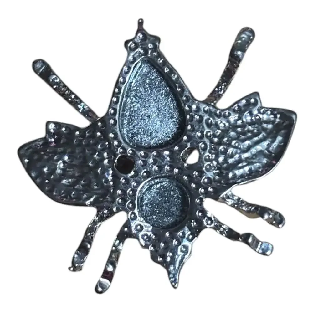 Bee Charm Rhinestone and Frost-Finish Jewelry Component